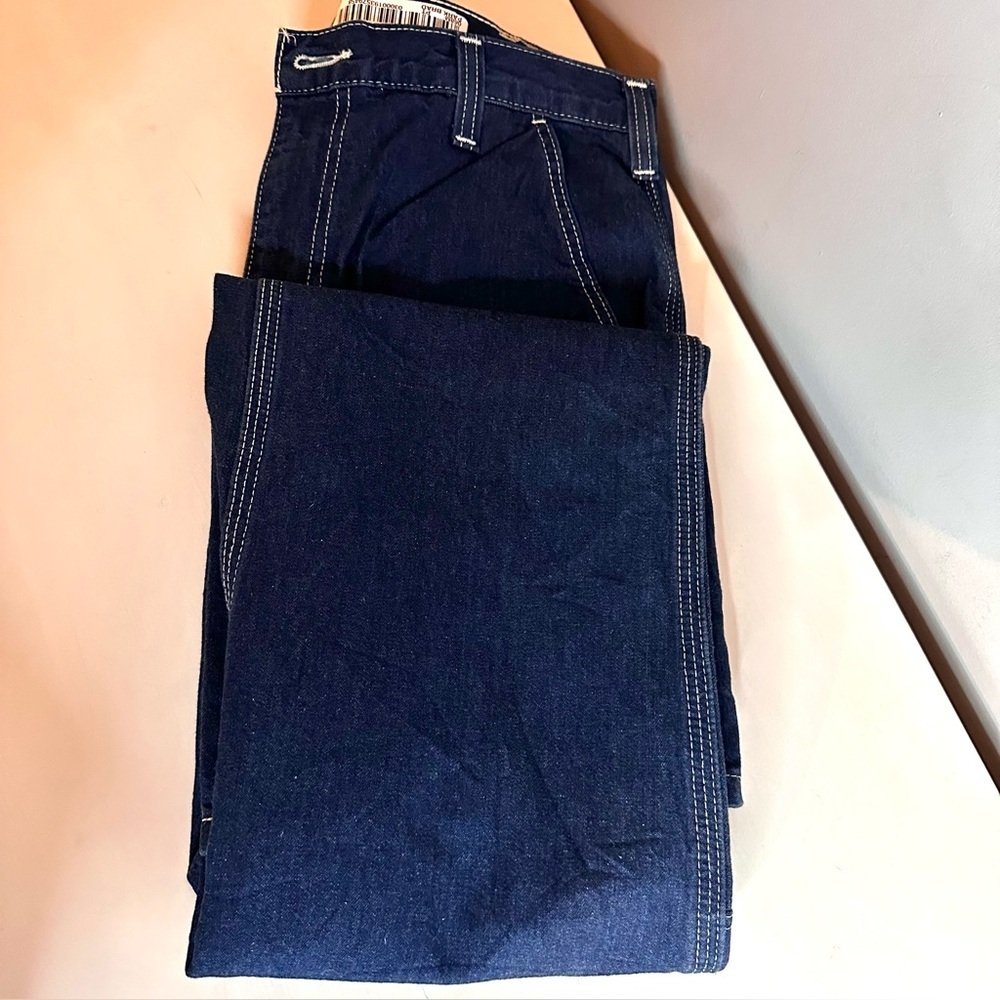 CARHARTT - Men’s, Carpenter Jeans, 32/30, Dark Denim, - Picture 2 of 8